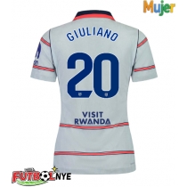 Camiseta Atletico Madrid Giuliano Simeone #20 Tercera Equipación para mujer 2026-27 manga corta